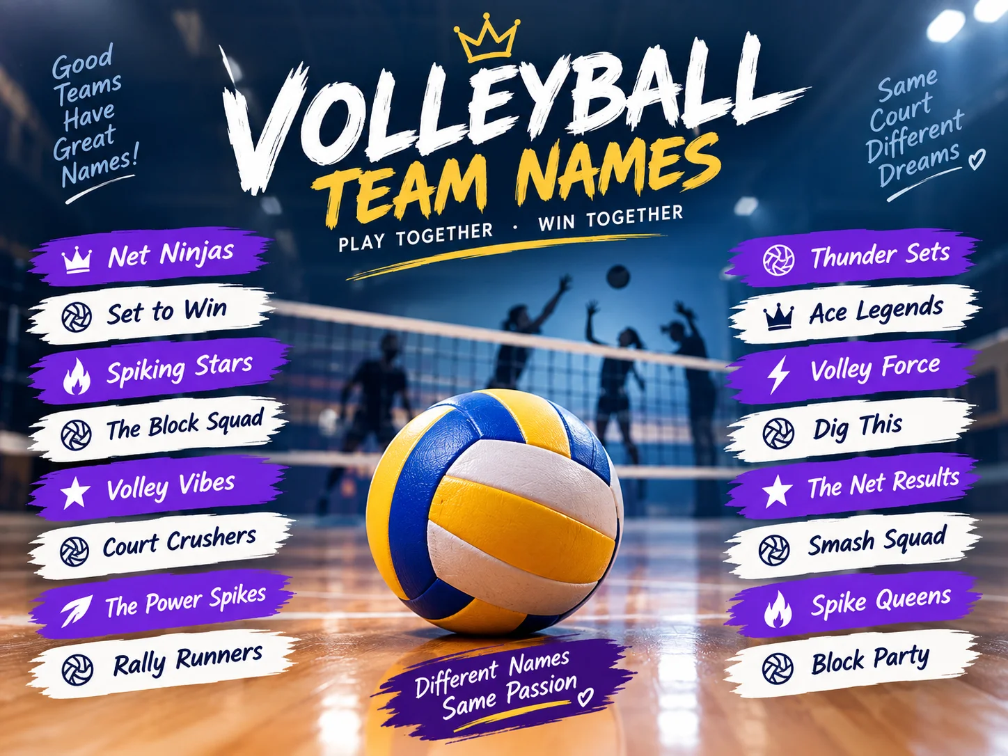 volleyball team names